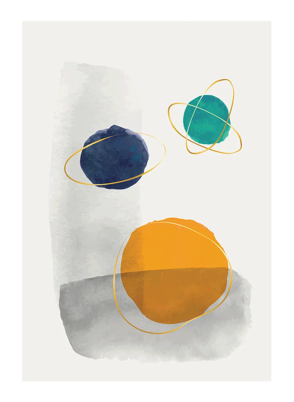 Φωτογραφία προϊόντος: Πίνακας σε καμβά minimal Abstract Geometric art ΙV