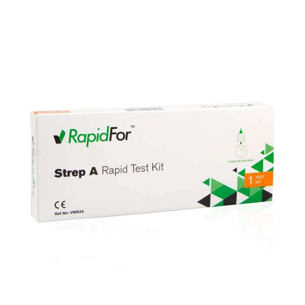 Φωτογραφία προϊόντος: Vitrosens RapidFor Strep A Rapid Test Kit 1 Tεμάχιο -Ανίχνευση του Στρεπτόκοκκου της Ομάδας Α
