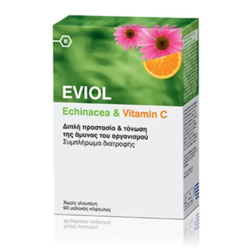 Φωτογραφία προϊόντος: Eviol Echinacea +amp; Vitamin C- 30Caps