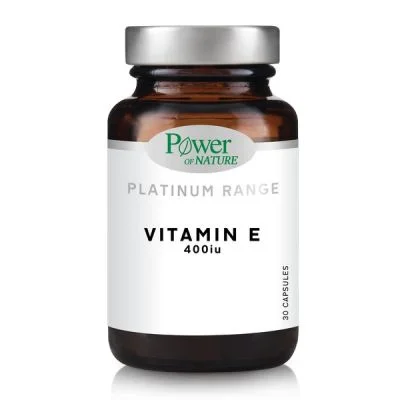 Φωτογραφία προϊόντος: Power of Nature Platinum Range Vitamin E 400 IU 30 caps