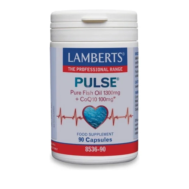 Φωτογραφία προϊόντος: Lamberts Pulse Pure Fish Oil 1300mg +amp; CoQ10 100mg 90caps