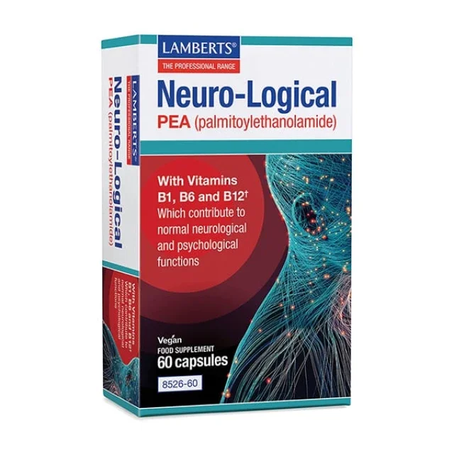 Φωτογραφία προϊόντος: Lamberts Neuro-logical PEA (palmitoylethanolamide) 60 caps