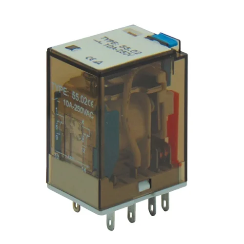 Φωτογραφία προϊόντος: Ρελέ μεσαίο 2P 220V DC/AC 5A 55.02 C+amp;H