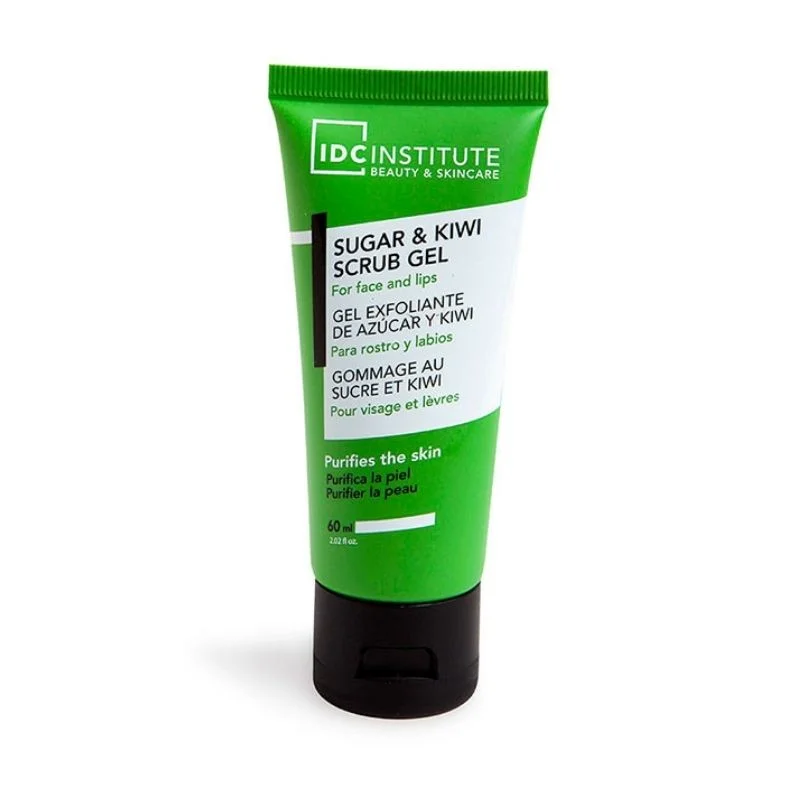 Φωτογραφία προϊόντος: IDC Sugar + Kiwi Scrub Gel Προσώπου + Χειλιών Αντιοξειδωτικό 60ml