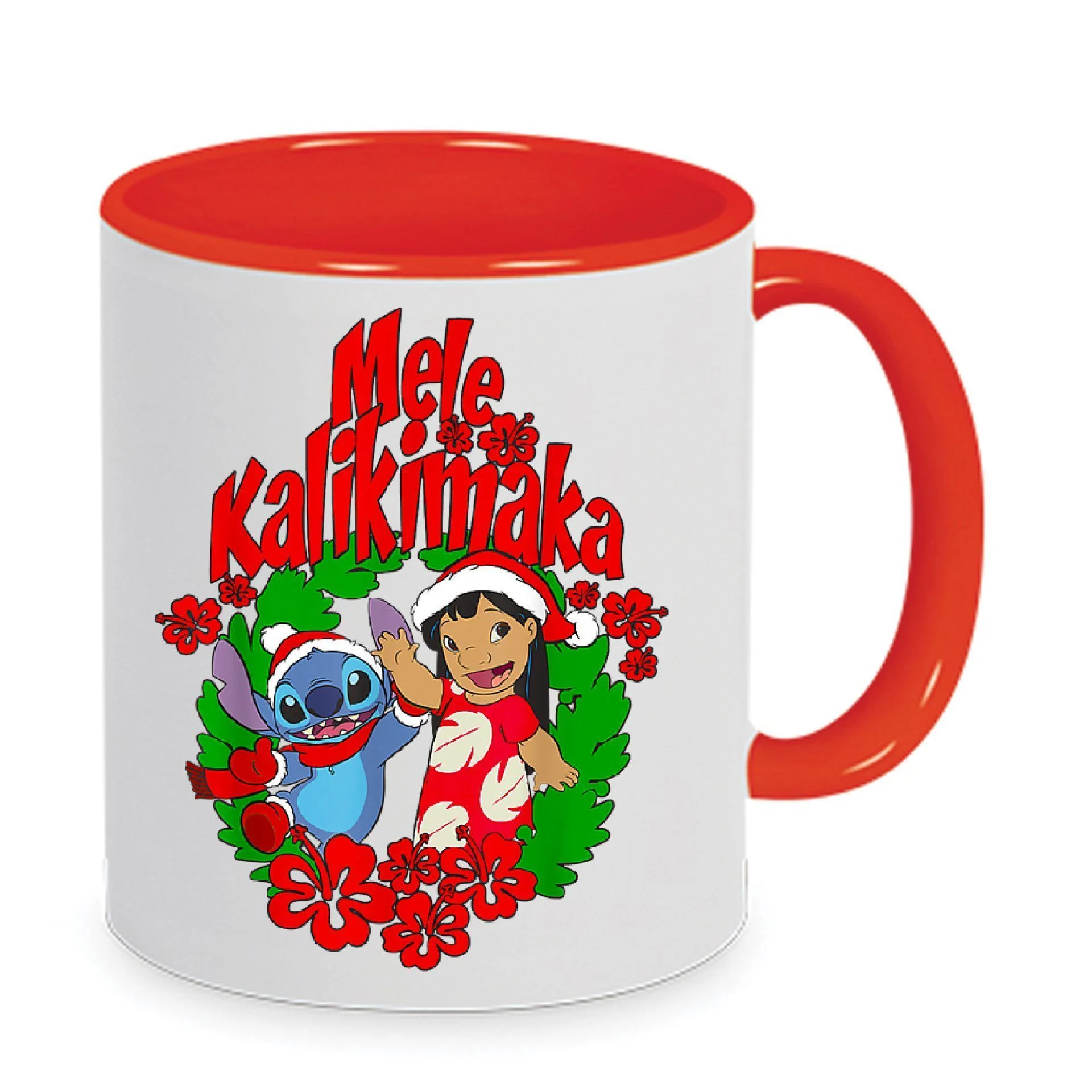Φωτογραφία προϊόντος: Lilo and Stitch Christmas mug Χριστουγεννιάτικη κούπα no113 κεραμική 330ml