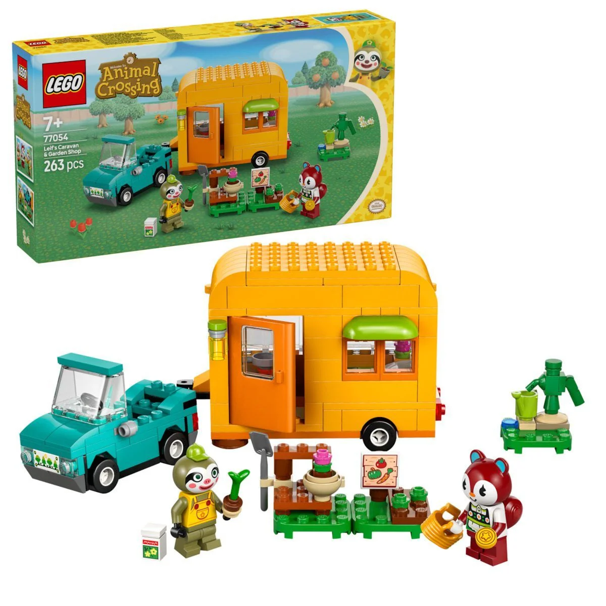 Φωτογραφία προϊόντος: Lego Animal Crossing Animal Crossing Leif s Caravan +#038; Garden Shop για 7+ Ετών 263τμχ