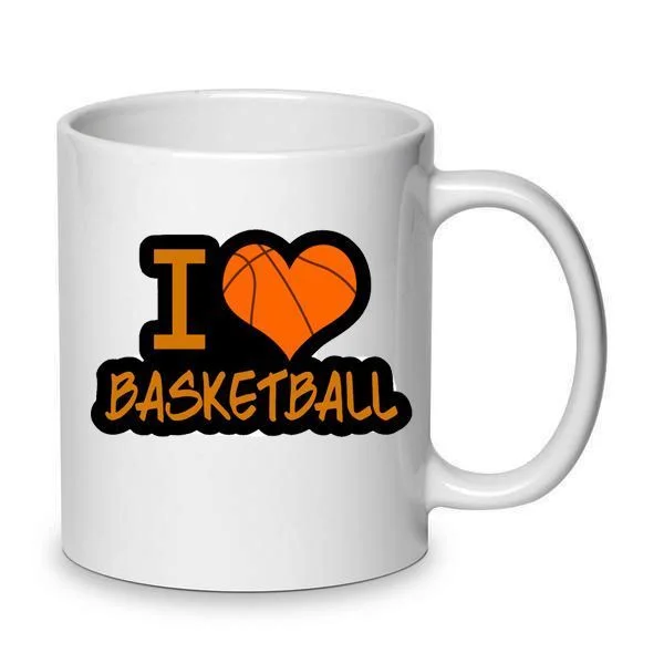 Φωτογραφία προϊόντος: Basketball love mug Μπάσκετ κούπα no2 κεραμική 330ml