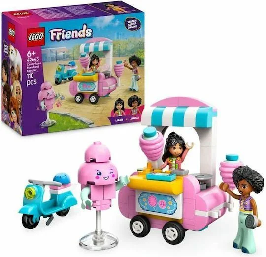 Φωτογραφία προϊόντος: Lego Friends Cotton Candy Stand and Scooter για 6+ Ετών 110τμχ