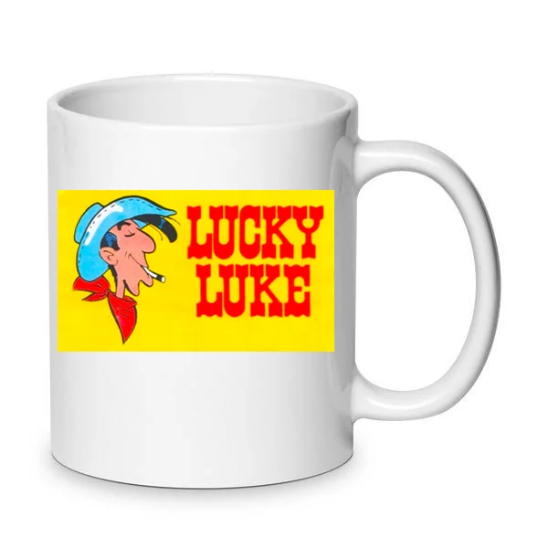 Φωτογραφία προϊόντος: Lucky Luke mug Λούκι λουκ κούπα no2 κεραμική 330ml
