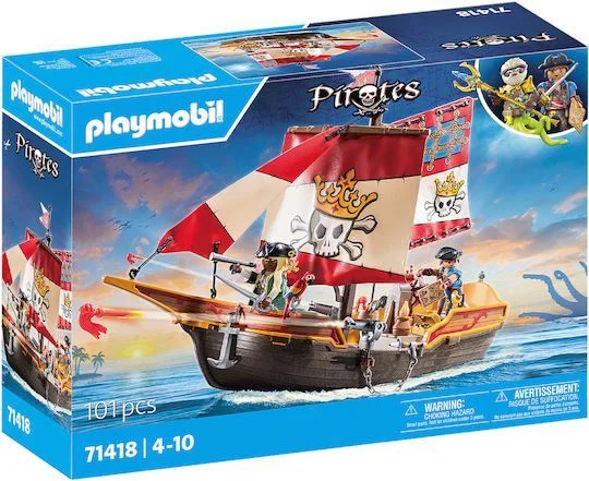 Φωτογραφία προϊόντος: Playmobil Pirates Pirate Ship για 4-10 ετών