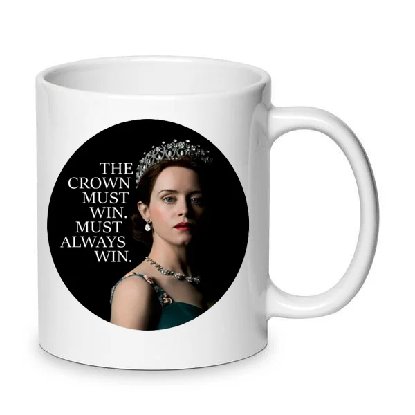 Φωτογραφία προϊόντος: The crown mug Το στέμμα κούπα no1 κεραμική 330ml