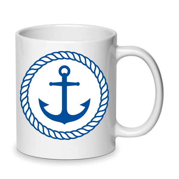 Φωτογραφία προϊόντος: Nautical mug Ναυτική κούπα για ναυτικούς no6 κεραμική 330ml Θάλασσα Άγκυρα Anchor