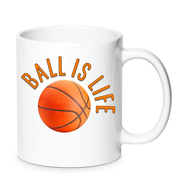Φωτογραφία προϊόντος: Basketball love mug Μπάσκετ κούπα no5 κεραμική 330ml