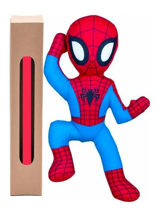 Φωτογραφία προϊόντος: Αυθεντικό Marvel Λούτρινο Spiderman με ήχο 30 εκ. και δώρο λαμπάδα