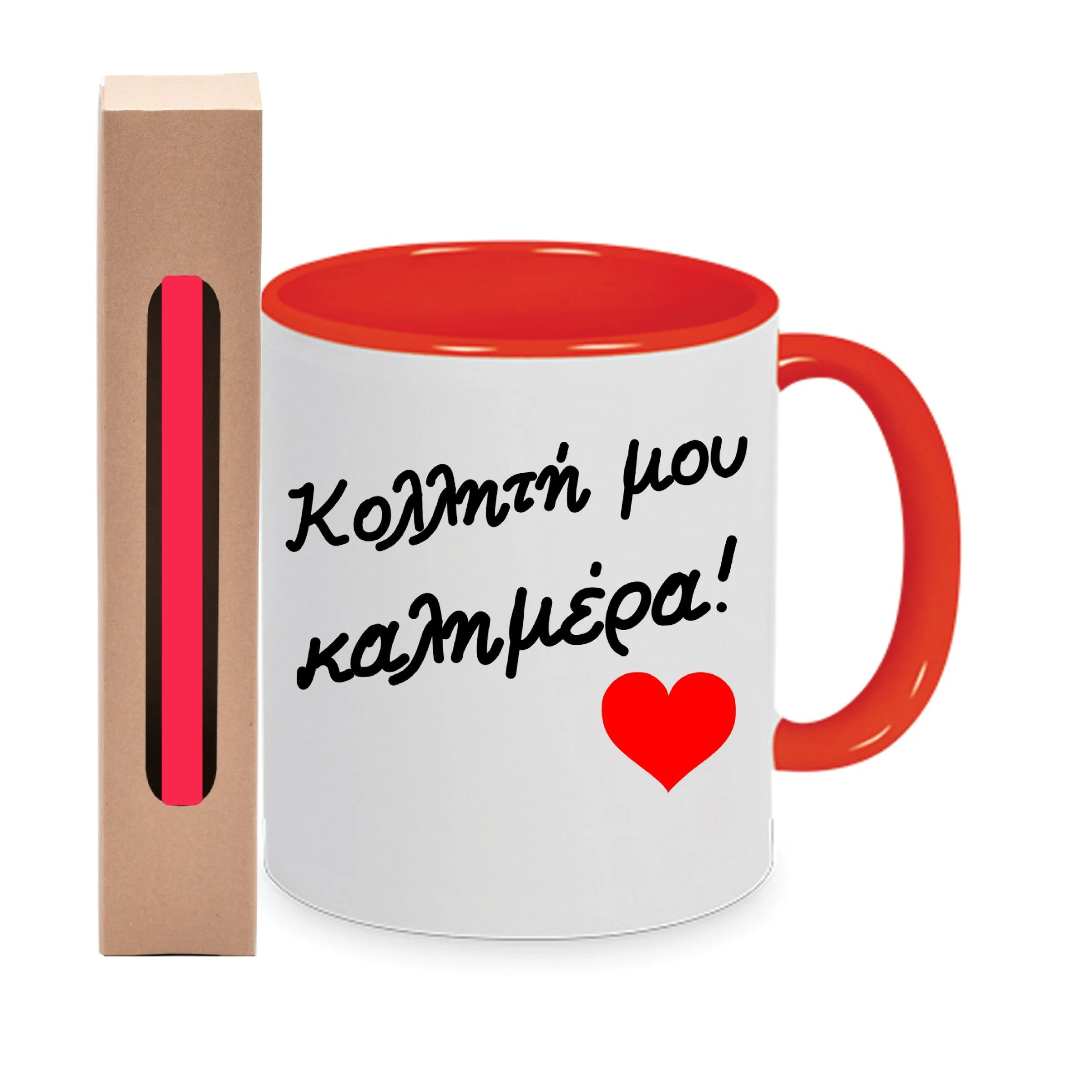 Φωτογραφία προϊόντος: Λαμπάδα και σετ Πασχαλινή Πορσελάνινη Κούπα Κολλητή μου καλημέρα 330ml