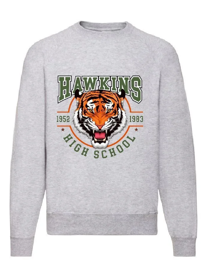 Φωτογραφία προϊόντος: Φούτερ Sweatshirt Stranger things no20 Original Fruit of the loom 80% βαμβάκι hawkins high school