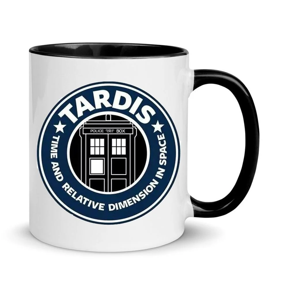 Φωτογραφία προϊόντος: Κούπα Doctor Who Mug Κεραμική 330ml No7 λευκή μαύρη Tardis