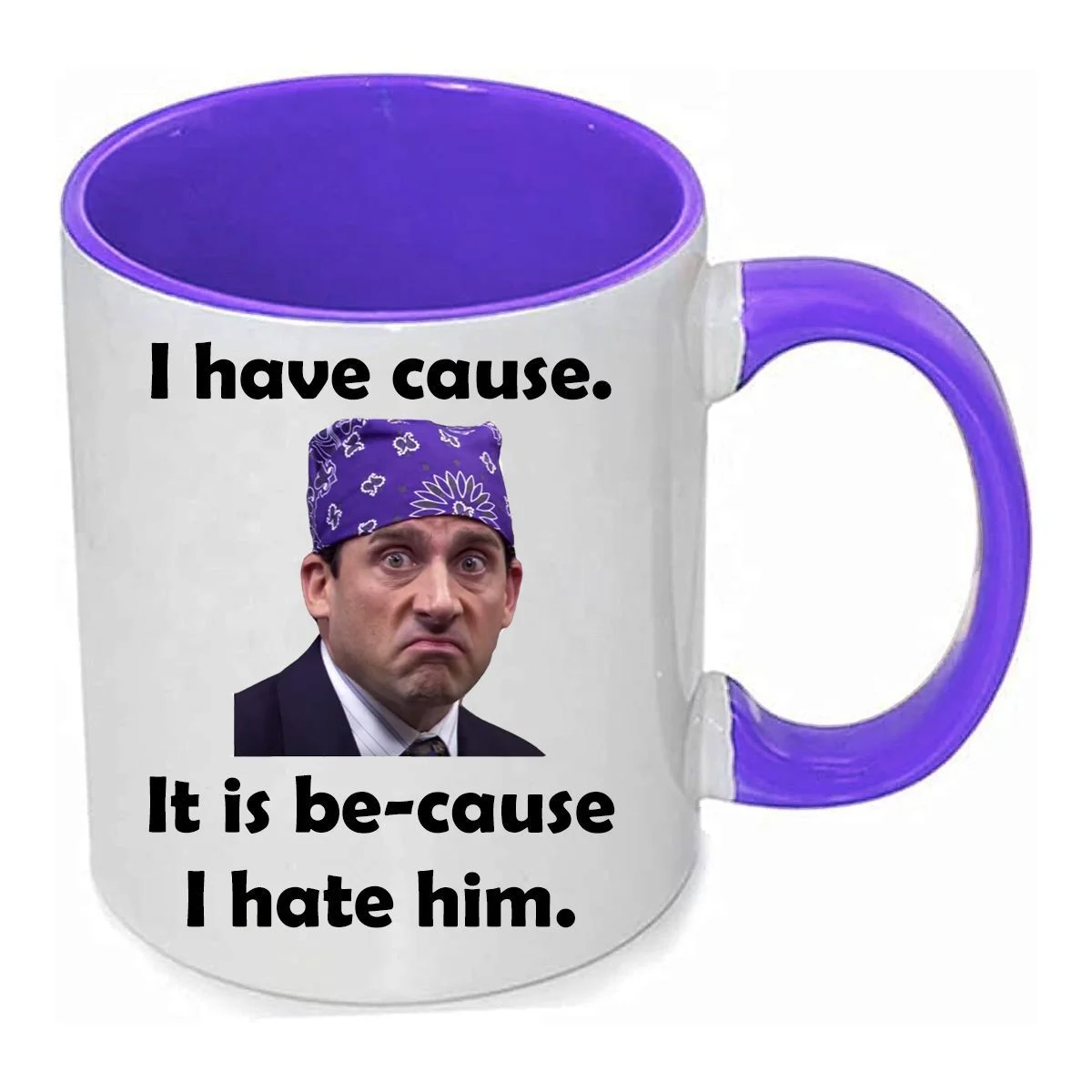Φωτογραφία προϊόντος: The office mug κούπα no14 330ml κεραμική λευκη μωβ