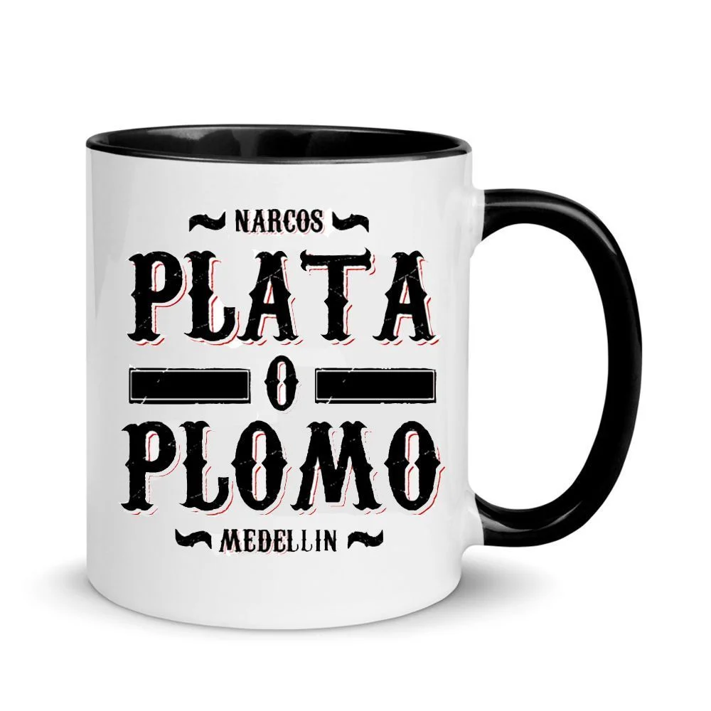 Φωτογραφία προϊόντος: Narcos Mexico Pablo Escobar mug Plata o plomo Κούπα No14 330ml Κεραμική