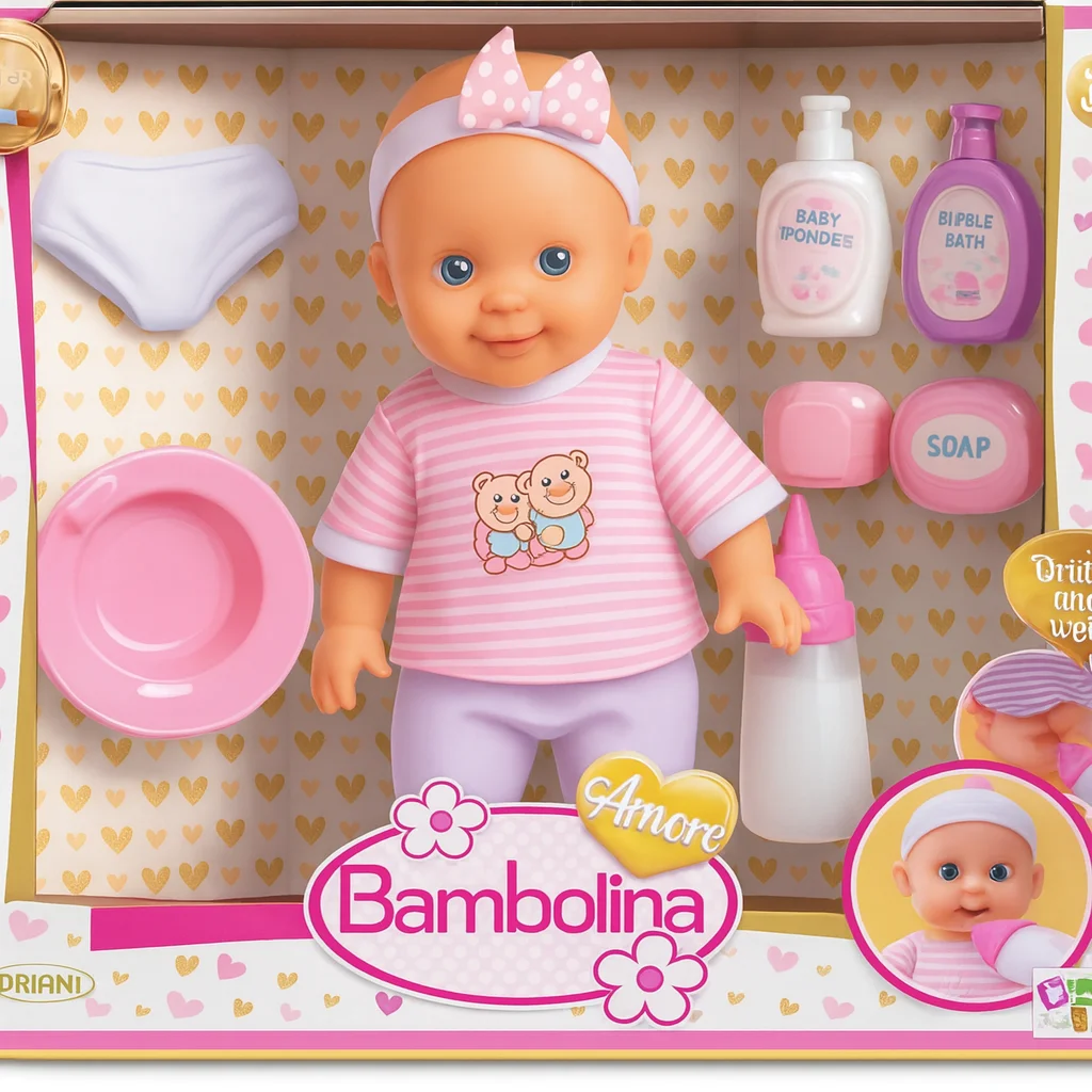Φωτογραφία προϊόντος: Bambolina Amore Μωράκι Πιπί Ποπό Σετ