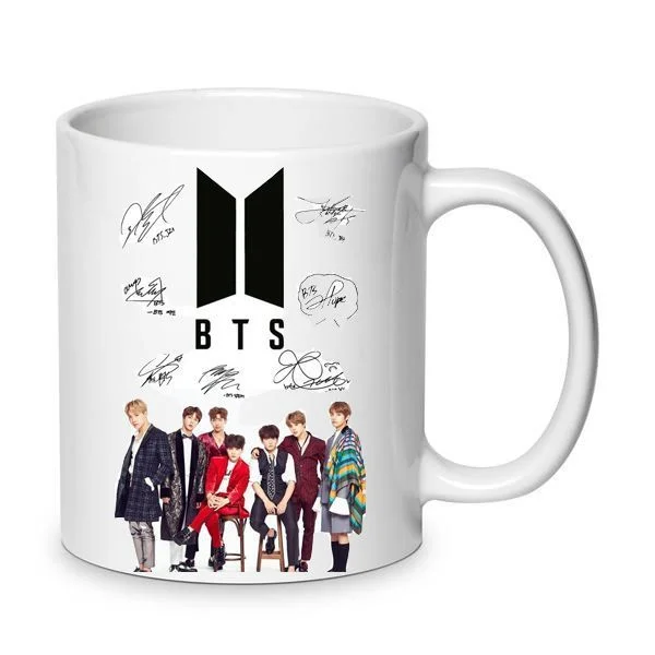 Φωτογραφία προϊόντος: Κούπα BTS Band signatures Mug Κεραμική 330ml No8 με τις υπογραφές