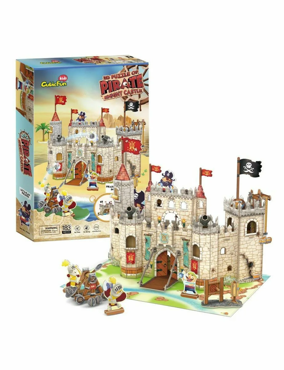 Φωτογραφία προϊόντος: Puzzle Pirate Knight Castle 3D 183 Κομμάτια