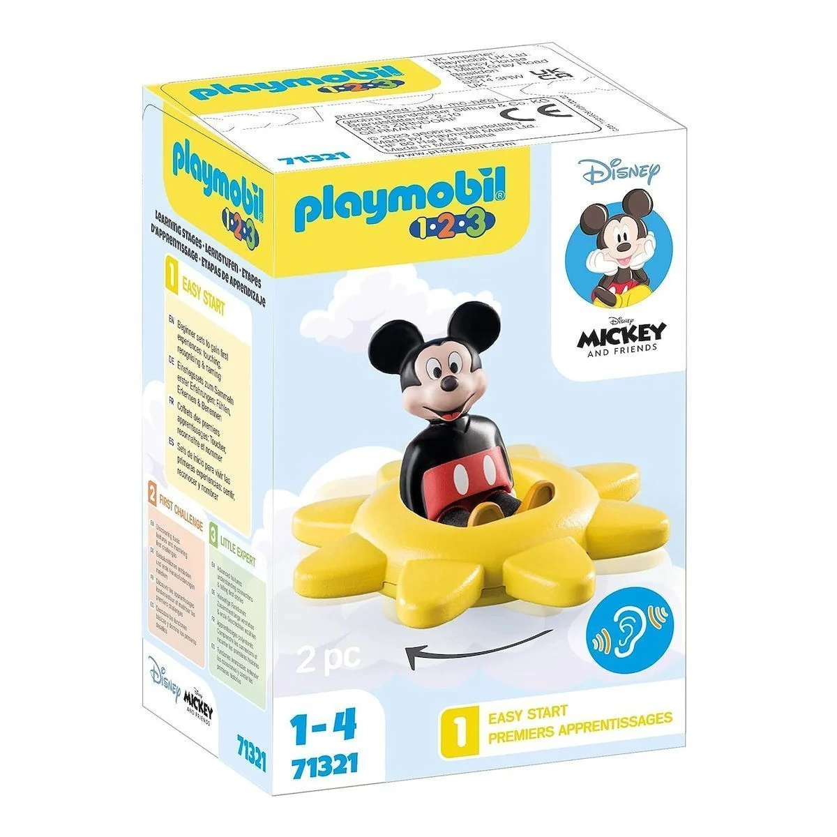 Φωτογραφία προϊόντος: Playmobil 123 Mickey Mouse Με Περιστρεφόμενο Ήλιο για 1-4 ετών