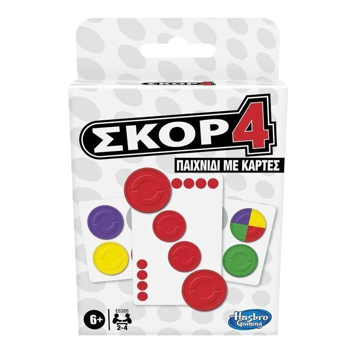 Φωτογραφία προϊόντος: Επιτραπέζιο Παιχνίδι Σκορ 4 με Κάρτες για 2-4 Παίκτες 6+ Ετών