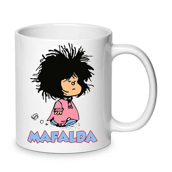 Φωτογραφία προϊόντος: Mafalda mug Coffee Μαφάλντα κούπα no8 κεραμική 330ml αστεία χιουμοριστική λευκή