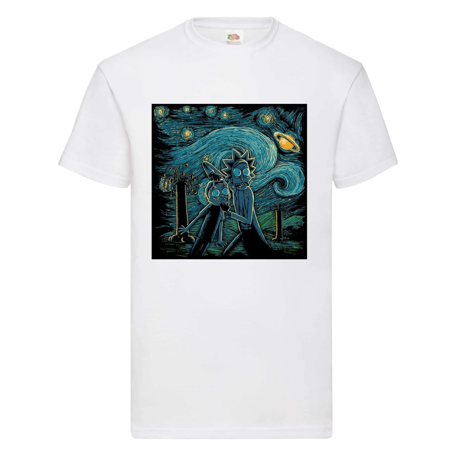 Φωτογραφία προϊόντος: Μπλούζα Tshirt Rick and Morty Van gogh Original Fruit of the loom 100% βαμβάκι no20
