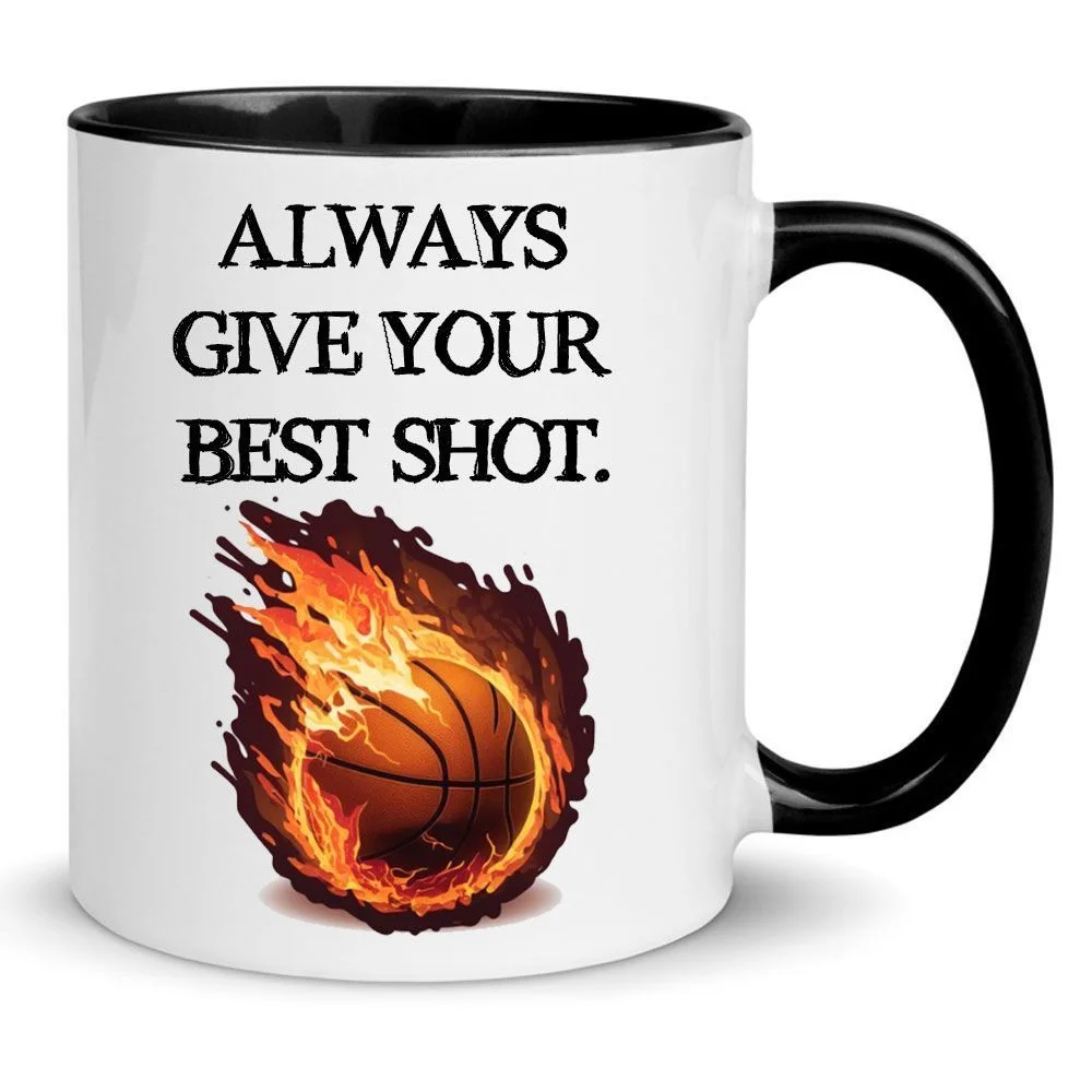 Φωτογραφία προϊόντος: Basketball love mug Μπάσκετ κούπα no9 κεραμική 330ml λευκή μαύρη