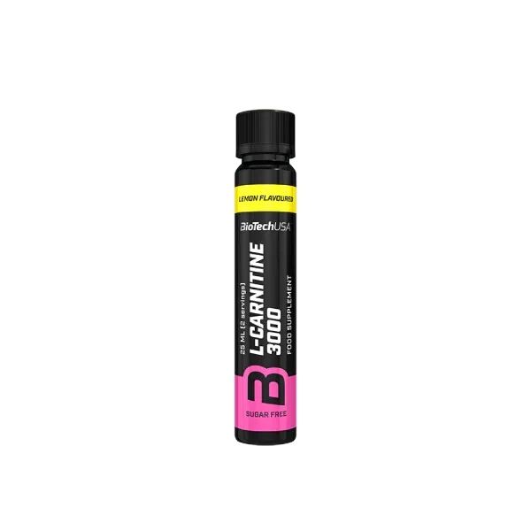 Φωτογραφία προϊόντος: BioTechUSA L-Carnitine Amp 3000mg 25ml lemon (14003010100)