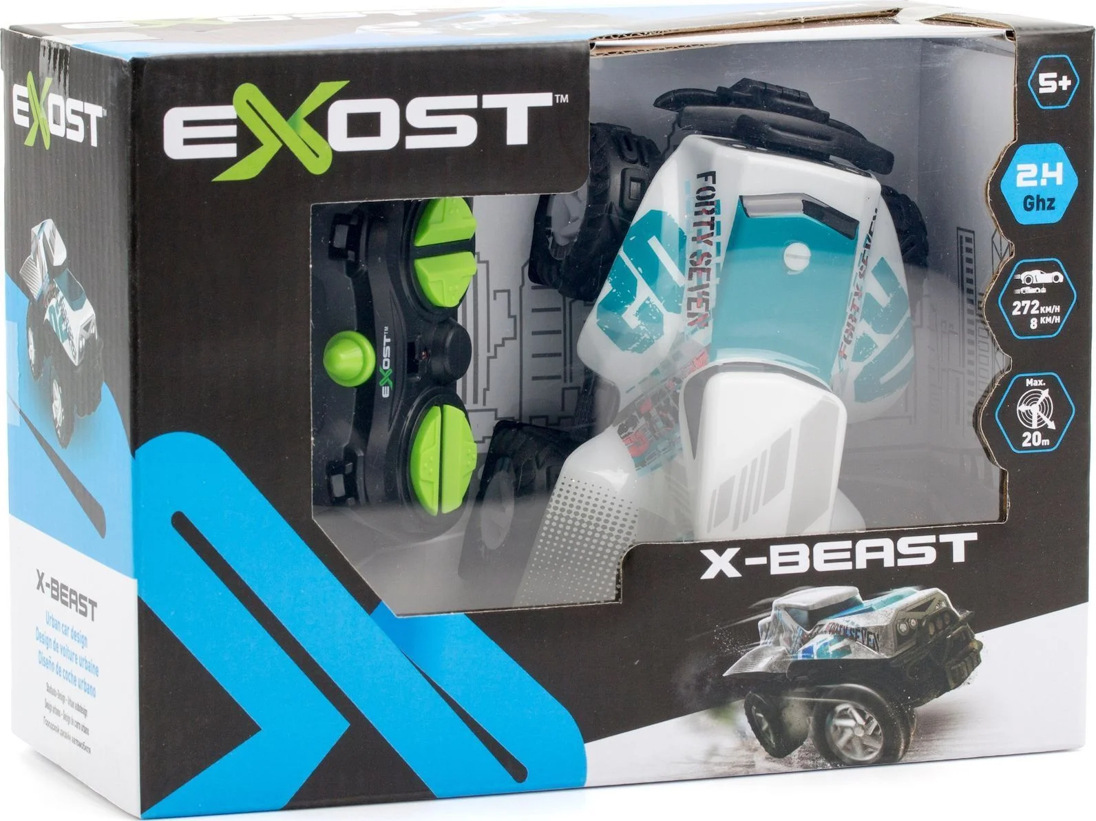 Φωτογραφία προϊόντος: Exost X-Beast Τηλεκατευθυνόμενο Αυτοκίνητο Monster Truck Λευκό 1:34