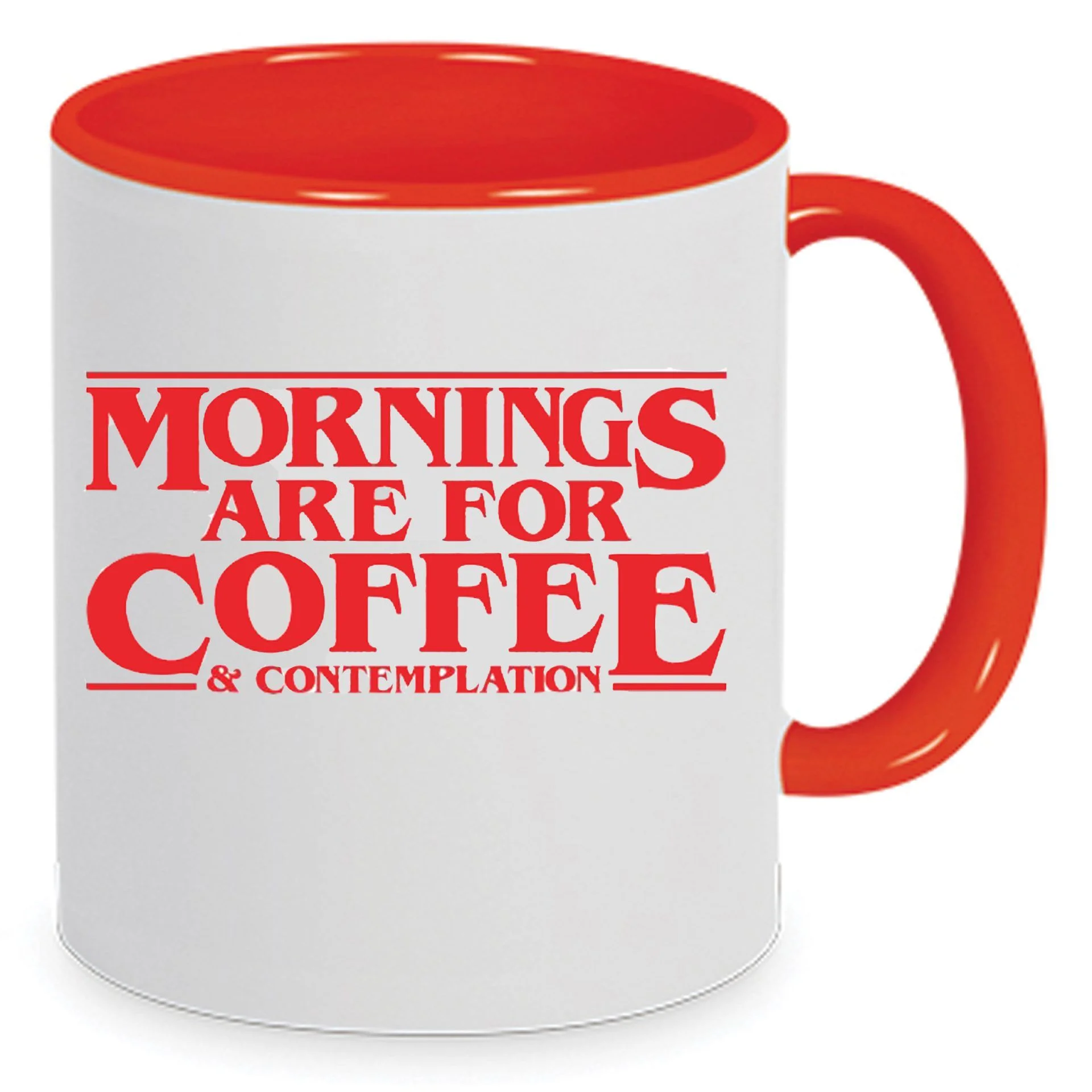 Φωτογραφία προϊόντος: Stranger things mug κούπα no18 κεραμική 330ml Mornings are for coffee