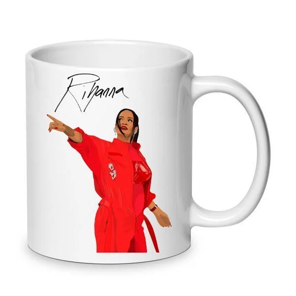 Φωτογραφία προϊόντος: Rihanna mug no2 κούπα 330ml Κεραμική