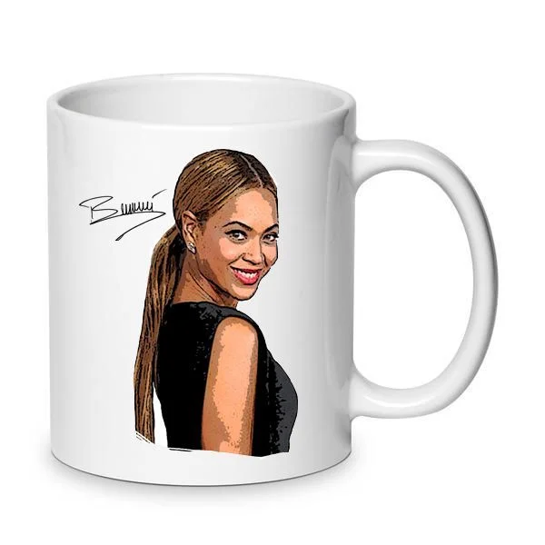 Φωτογραφία προϊόντος: Beyonce μπιγιονσέ mug no2 κούπα 330ml λευκή με την υπογραφή