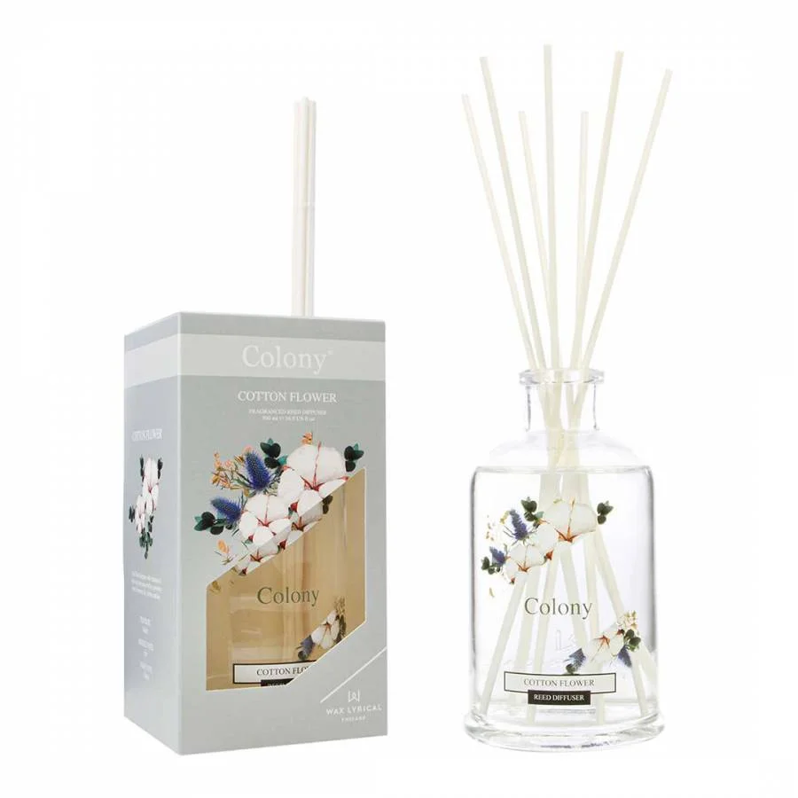 Φωτογραφία προϊόντος: Wax Lyrical Colony Reed Diffuser Διαχύτης Αρώματος Cotton Flower 500ml
