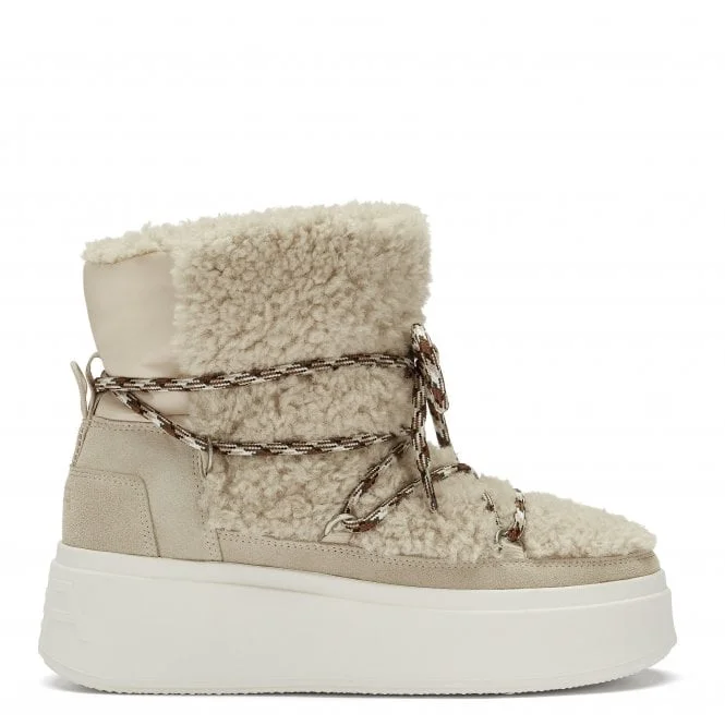 Φωτογραφία προϊόντος: Ash MOBOO FAUX SHEARLING ΜΠΟΤΕΣ ΣΕ ΚΡΕΜ
