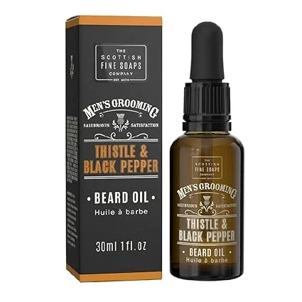 Φωτογραφία προϊόντος: The Scottish Fine Soaps Men s Grooming THISTLE +amp; BLACK PEPPER Beard Oil Λαδάκι για γένια