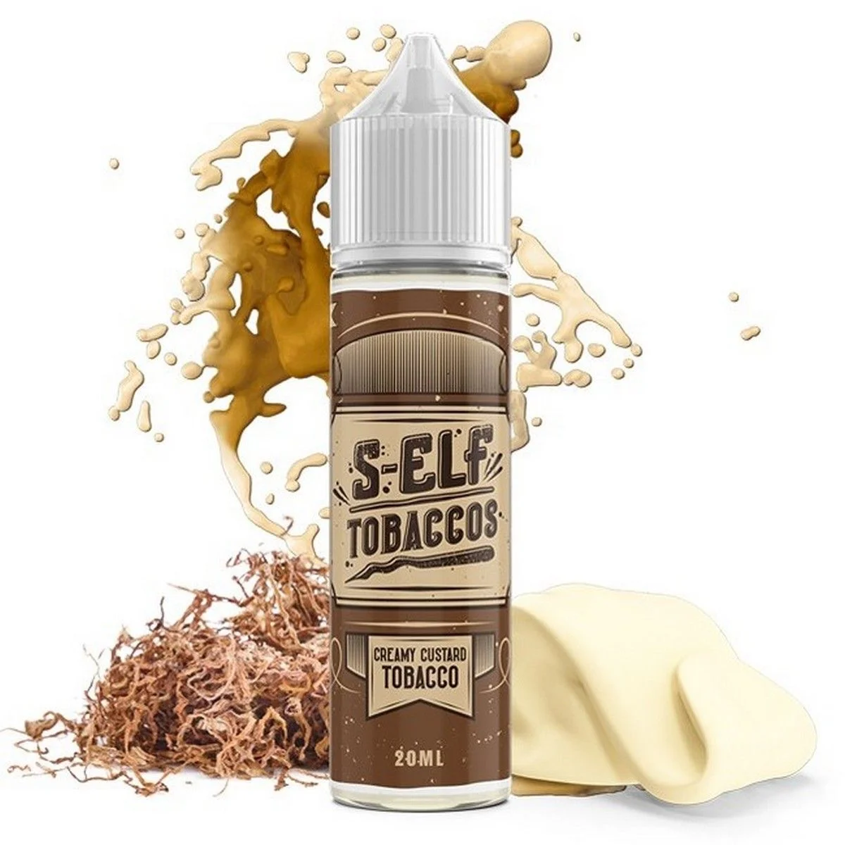 Φωτογραφία προϊόντος: S-Elf Juice Tobaccos Flavour Shot Creamy Custard Tobacco 20ml/60ml