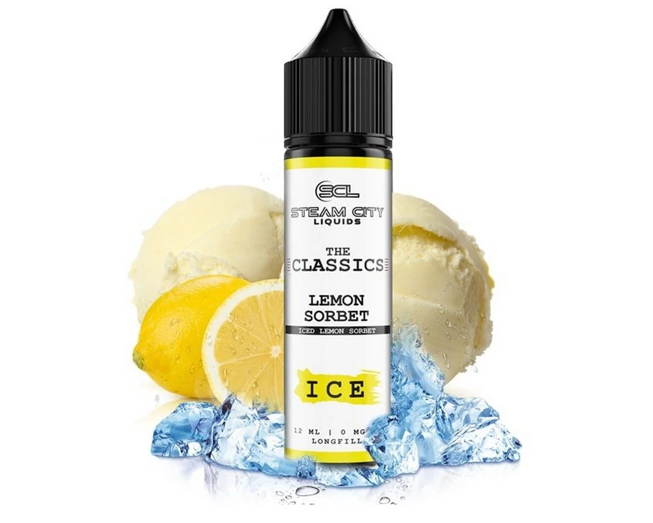 Φωτογραφία προϊόντος: Steam City Flavour Shot Lemon Sorbet Ice 12ml/ 60ml