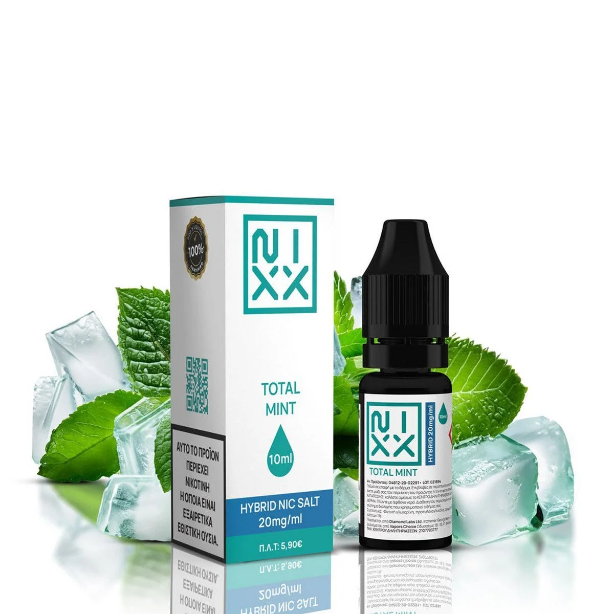 Φωτογραφία προϊόντος: NIXX Total Mint E-Liquid 10ml