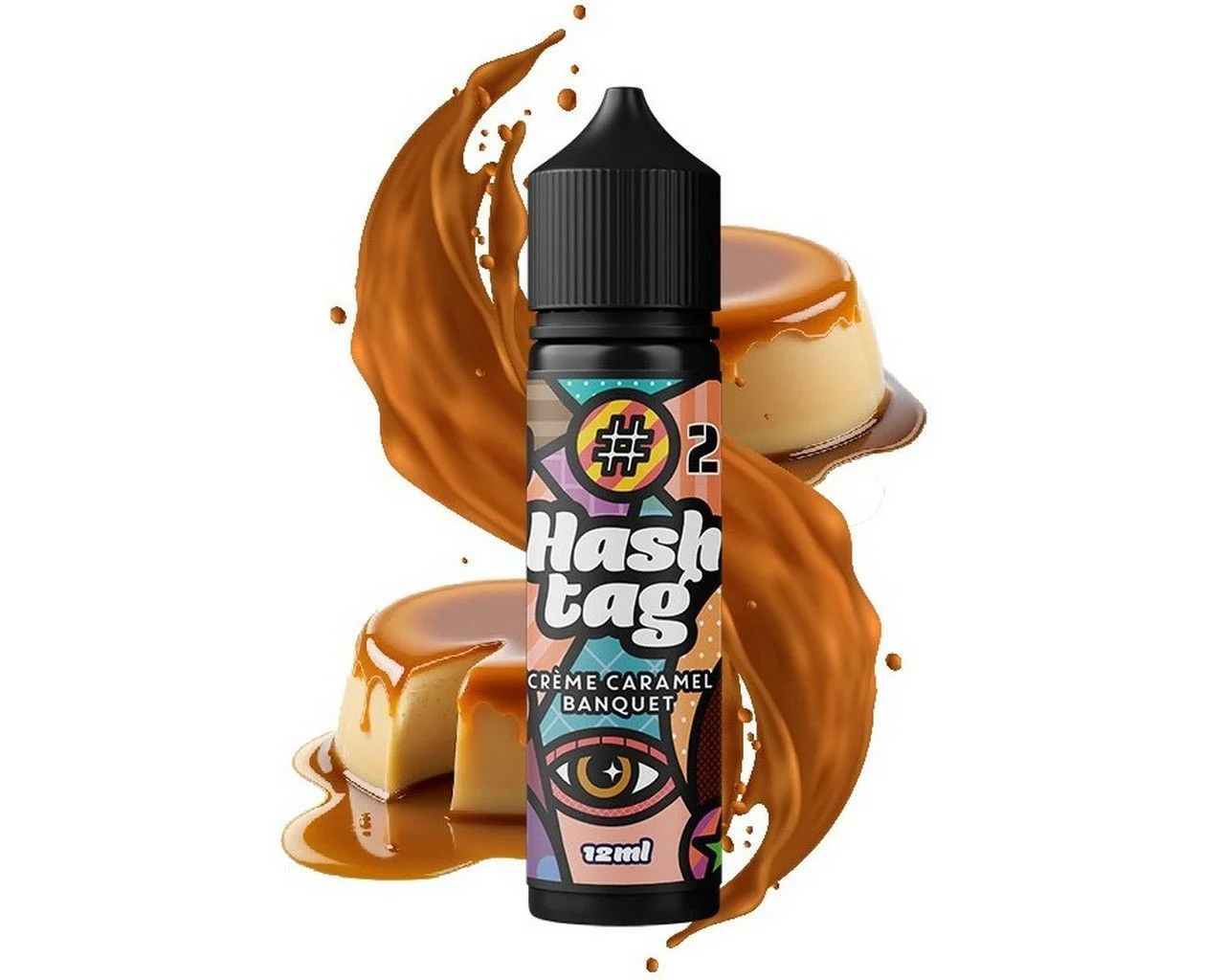 Φωτογραφία προϊόντος: Hashtag Flavorshot Creme Caramel Banquet 12/60ml