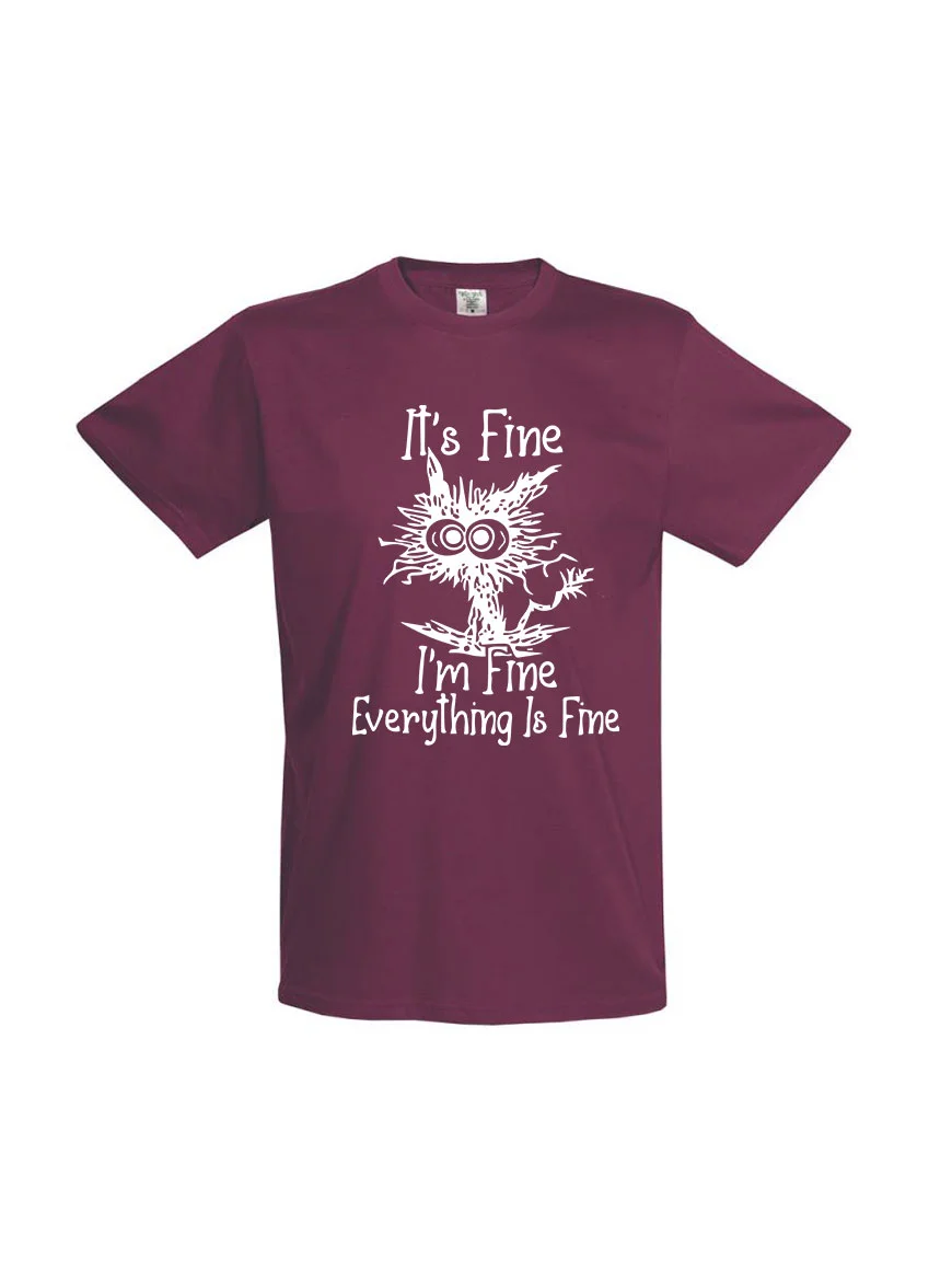 Φωτογραφία προϊόντος: It s Fine T-shirt 146 BURGUNDY