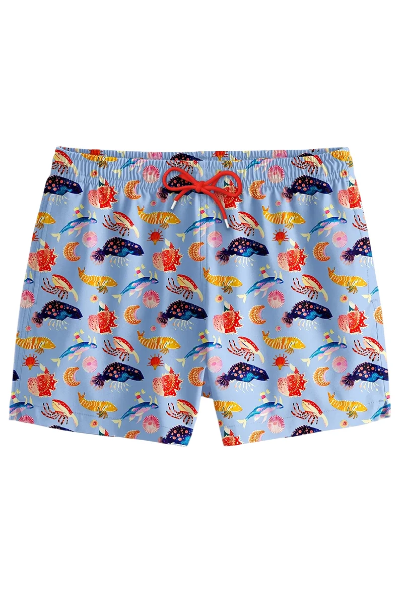 Φωτογραφία προϊόντος: CHANGE INTO COLOURS ΑΝΔΡΙΚΟ ΜΑΓΙΟ CHANGE INTO COLOURS SEA ANIMALS ΜΠΛΕ