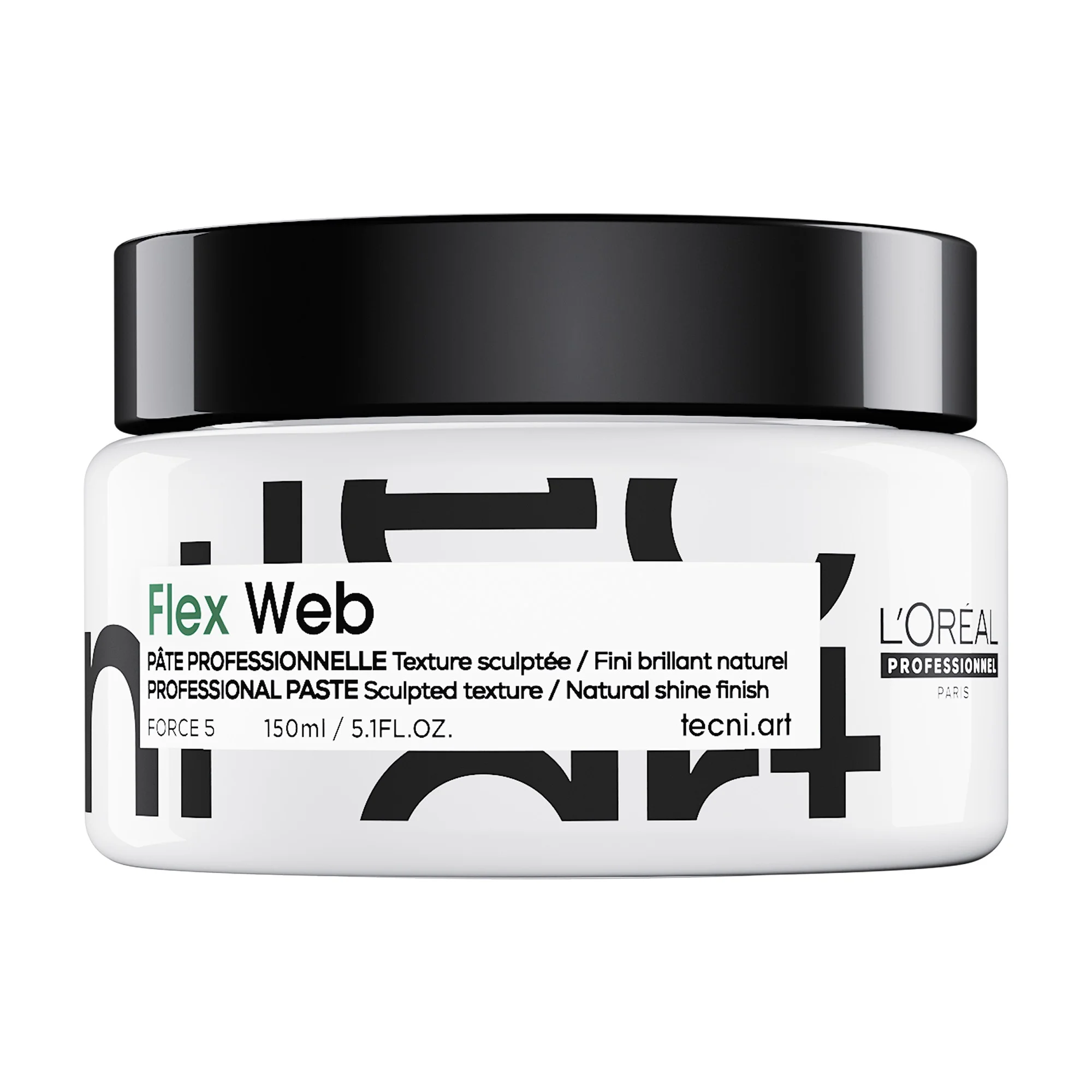 Φωτογραφία προϊόντος: L Oréal Professionnel Κρέμα Μαλλιών Tecni Art Web Sculpting Paste Force 5 για Διαμόρφωση με Δυνατό Κράτημα 150ml