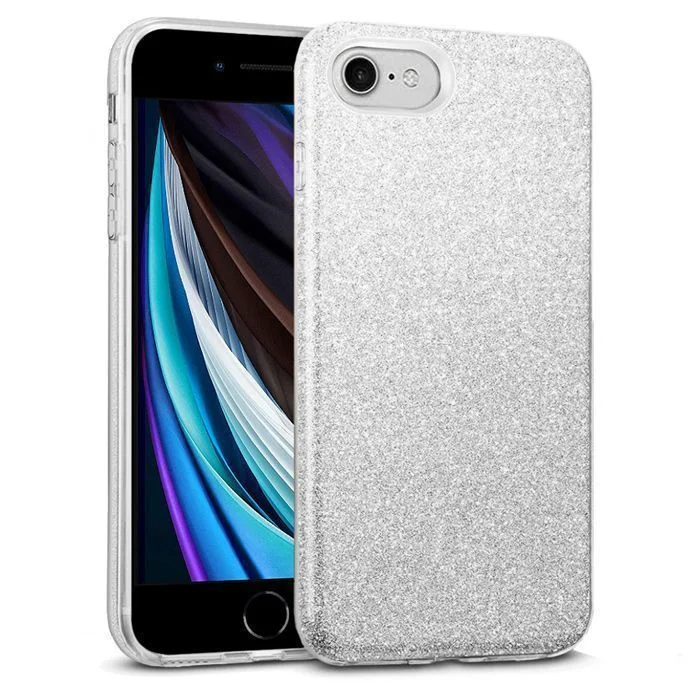 Φωτογραφία προϊόντος: Hybrid Strass Silver Case iPhone 7/8/SE 2020