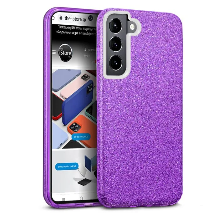 Φωτογραφία προϊόντος: Hybrid Strass Violet Case Samsung Galaxy S22 Plus