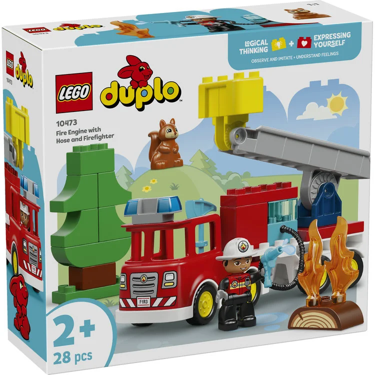 Φωτογραφία προϊόντος: 10473 FIRE TRUCK WITH HOSE AND FIREFIGHTER