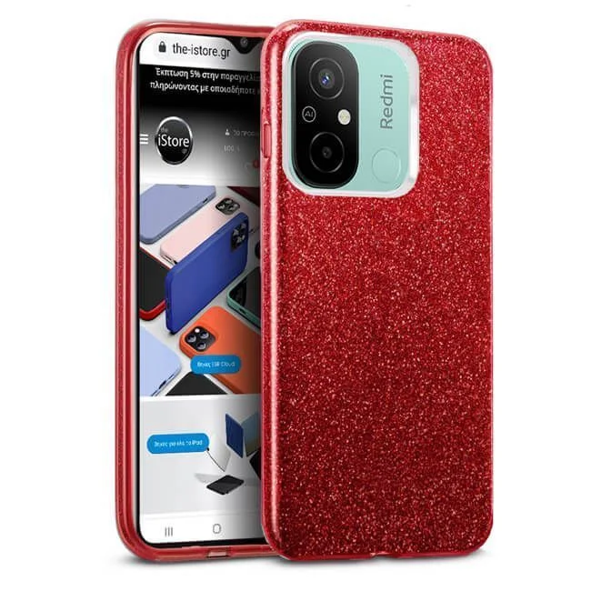 Φωτογραφία προϊόντος: Θήκη Hybrid Strass Red Xiaomi Redmi 12C